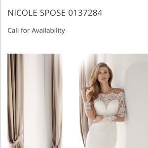 Nicole spose wedding dress